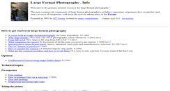Desktop Screenshot of largeformatphotography.info