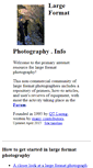 Mobile Screenshot of largeformatphotography.info